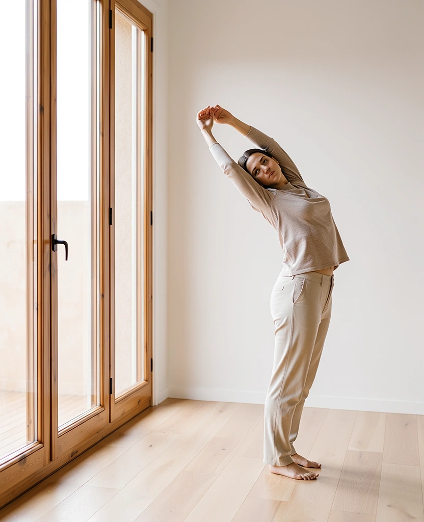 Movimiento consciente matutino en Barcelona